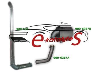 TRACTOR EXHAUST JOHN DEERE 7800