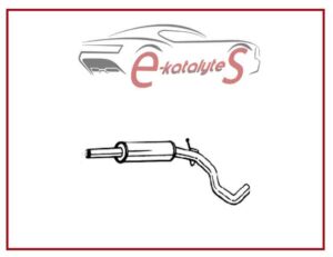 Εξατμισεις Αυτοκινητων εξατμιση μεσαια VOLKSWAGEN VW